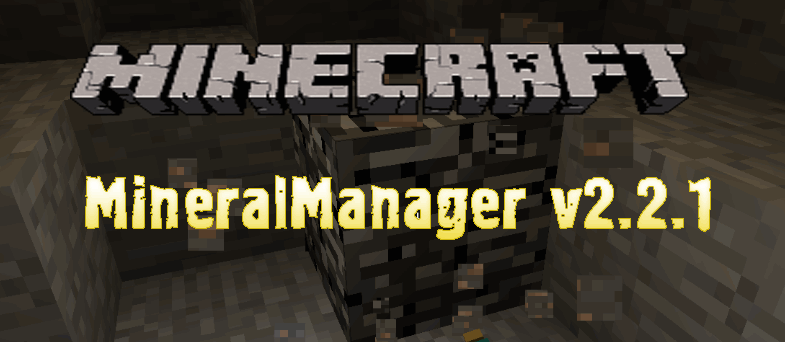Плагин MineralManager v2.2.1 для minecraft 1.8.1