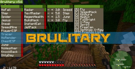 Чит клиент Brulitar для minecraft 1.8.1
