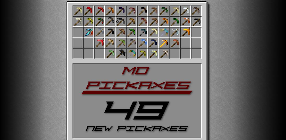 Мод CST7 Mo' Pickaxes для minecraft 1.7.2